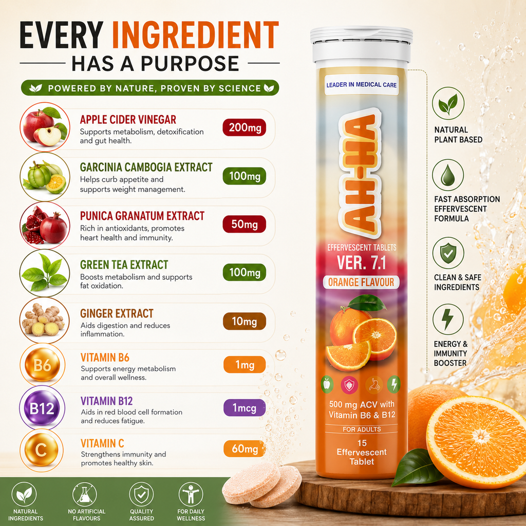 AH-HA ACV TABLET ORANGE FLAVOUR VER.7.2
