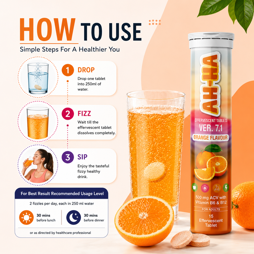 AH-HA ACV TABLET ORANGE FLAVOUR VER.7.2